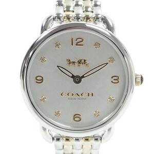Coach Delancey Women's Quartz Watch, Stainless Steel, CA114.7.14.1415, Batter...